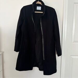 Old Navy Soft-Brushed Funnel-Neck Coat. Small